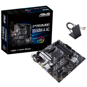 Motherboard Asus Prime B550M-A AC WiFi AM4 DDR4 Micro-ATX - Imagen 3