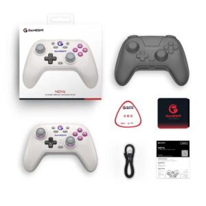 Joystick GameSir T4 Nova HD Rumble Blanco - Imagen 3