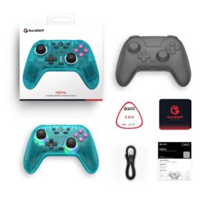 Joystick GameSir Super Nova HD Rumble Verde Azulado - Imagen 3